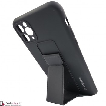 Wozinsky 4in1 švelnaus silikono dėklas - juodas (Apple Iphone 11 Pro Max)
